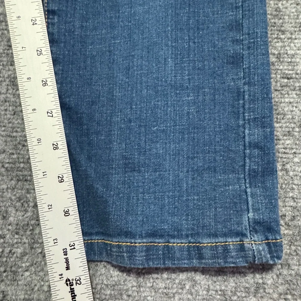 Banana Republic Mens Travel Jean 34x32 Slim Fit Fade Blue Denim Washwell Stretch